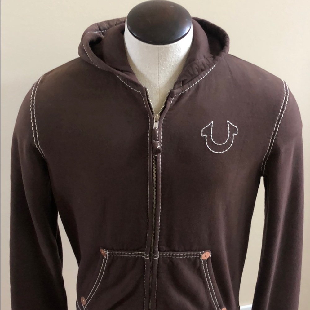 True religion full zip hoodie. Size small.